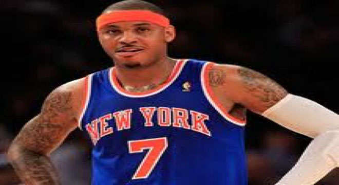 Knicks forward Carmelo Anthony