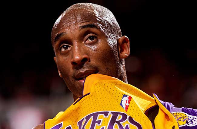 Aside from the front row at Staples Center, Kobe Bryant doesn't have any A-list playmates joining him in Los Angeles.