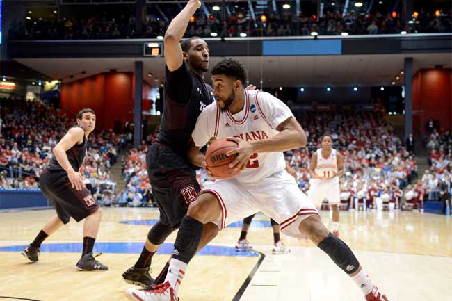 Christian Watford and Indiana survived a scare from Temple on Sunday.