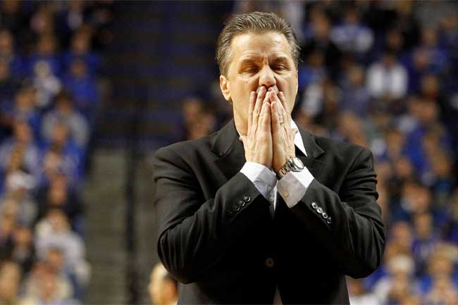 Coach Calipari saw his Kentucky Wildcats fall to Vanderbilt, potentially losing a spot in the NCAA tournament in the process.