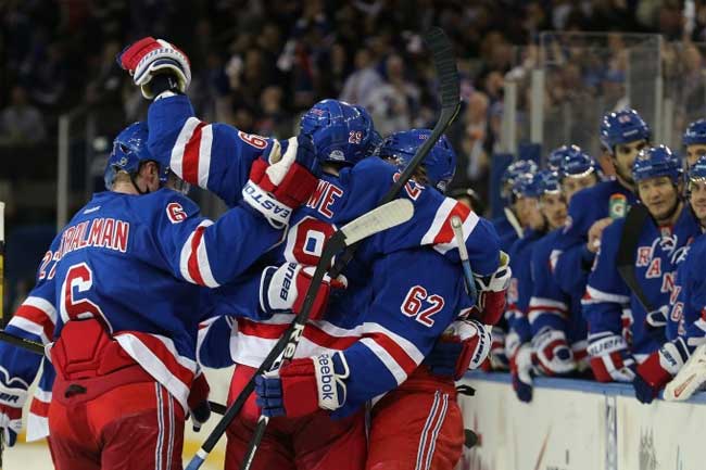 The Rangers got themselves back in the series with a pair of wins in New York.