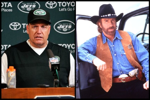 Rex Ryan vs. Chuck Norris: Which football opinion you value more. 