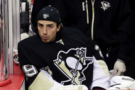 Marc-Andre Fleury is in indefinite timeout. 