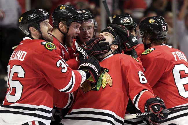 The Chicago Blackhawks sit atop Bovada's updated NHL futures list.