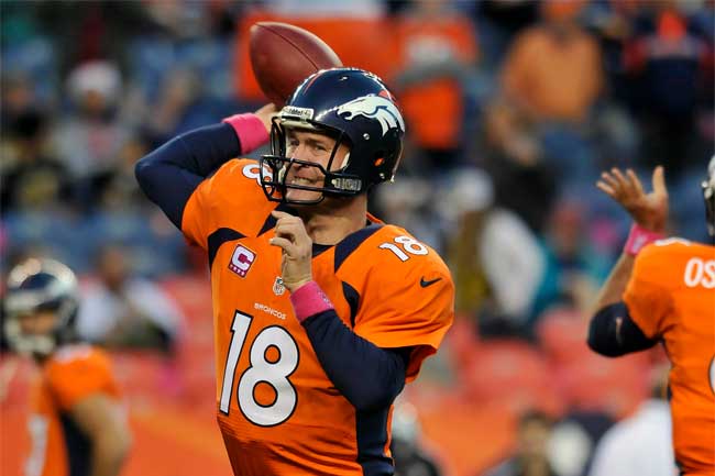 Peyton Manning is the current favorite to win MVP honors.