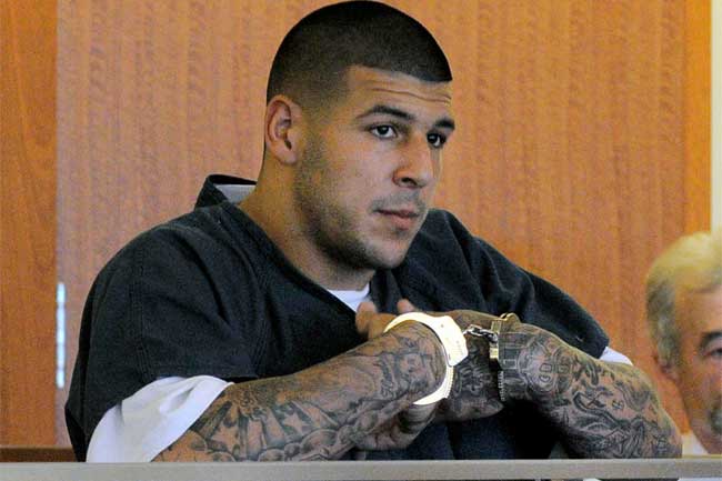 Aaron Hernandez played for Meyer at Florida from 2007 to 2009.
