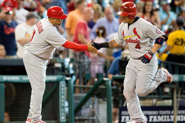 Yadier Molina and the St. Louis Cardinals head into the All-Star break with the best record in baseball.