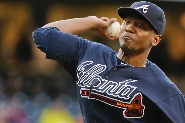 Julio Teheran starts for the Braves on Tuesday.