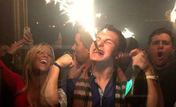 Whatever kind of year it is...I think we know how Manziel plans to celebrate. 