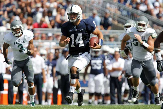 True freshman quarterback Christian Hackenberg will look to lead Penn State to an upset victory.