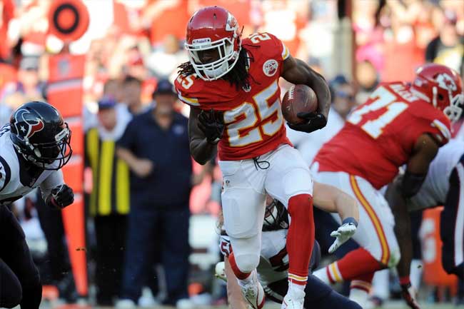 Jamaal Charles helped the Chiefs to victory.