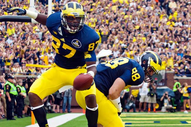 Looking to remain undefeated, Michigan travels to Penn State on Saturday.