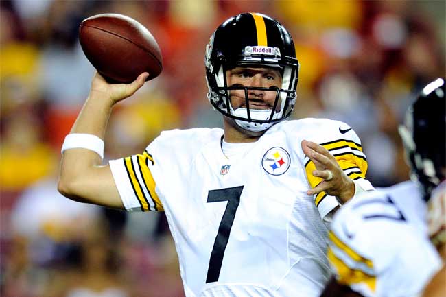 Ben Roethlisberger and the Steelers meet the Baltimore Ravens in an early season clash.