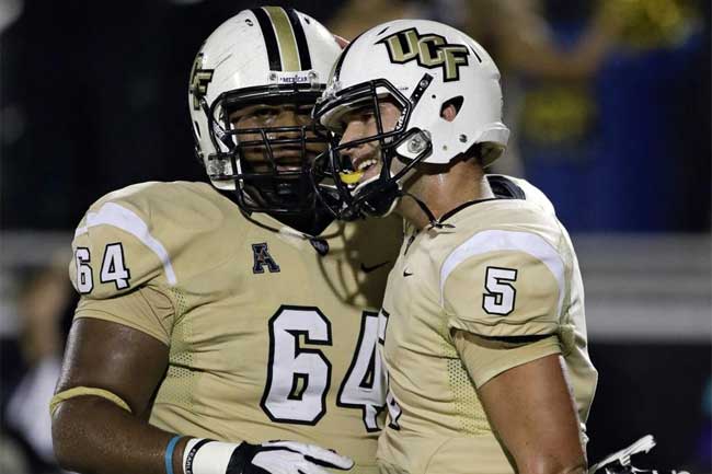 Central Florida moved one step closer to a conference title thanks to a rout of Rutgers Thursday.