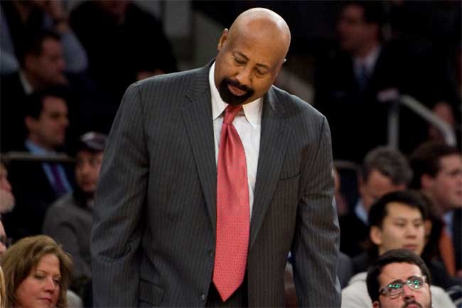 Mike Woodson's future with the Knicks is in doubt.