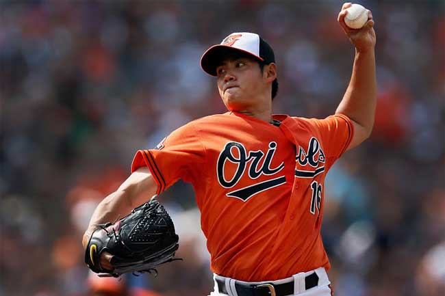 Wei-Yin Chen (5-2, 3.69 ERA) will pitch for Baltimore on Thursday.