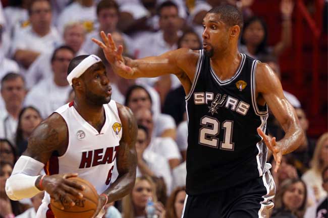 Play it again: The Spurs and Heat once more meet in the NBA Finals.