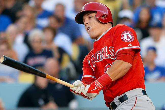 Mike Trout and the Angels have climbed to the top of the MLB futures list.