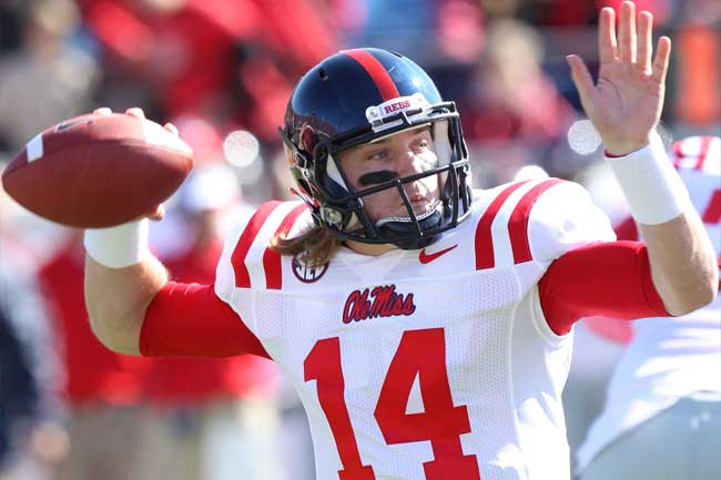 Bo Wallace and Ole Miss will look to beat rivals Vanderbilt on Saturday.