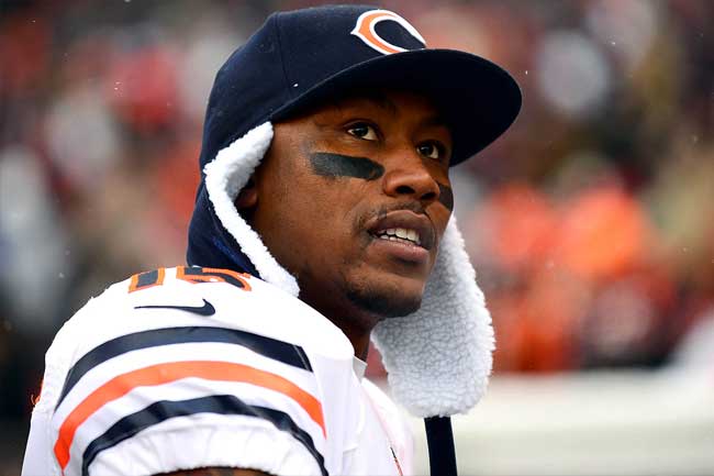 Brandon Marshall is one of three Bears' receivers that could miss Sunday's game.