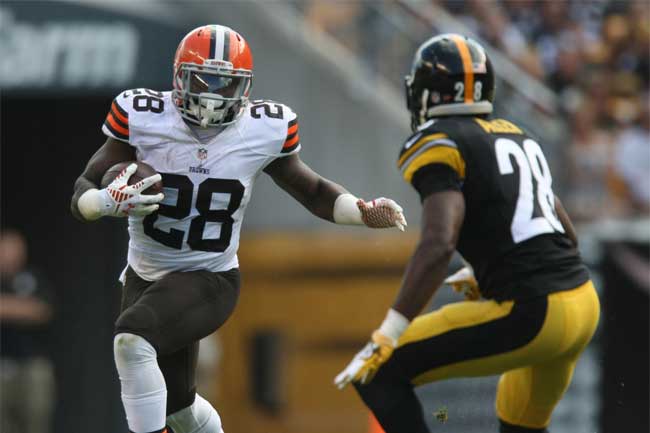 Terrance West became the first Cleveland Brown in a decade to rush for 100 yards against the Steelers in Week 1.
